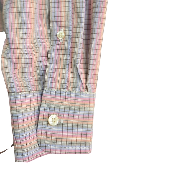 Gant Men's Bleeker Poplin Regular Fit Burton Down Checkered Shirt Size L - Picture 4 of 9